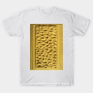 Texture - Yellow Stone Wall T-Shirt